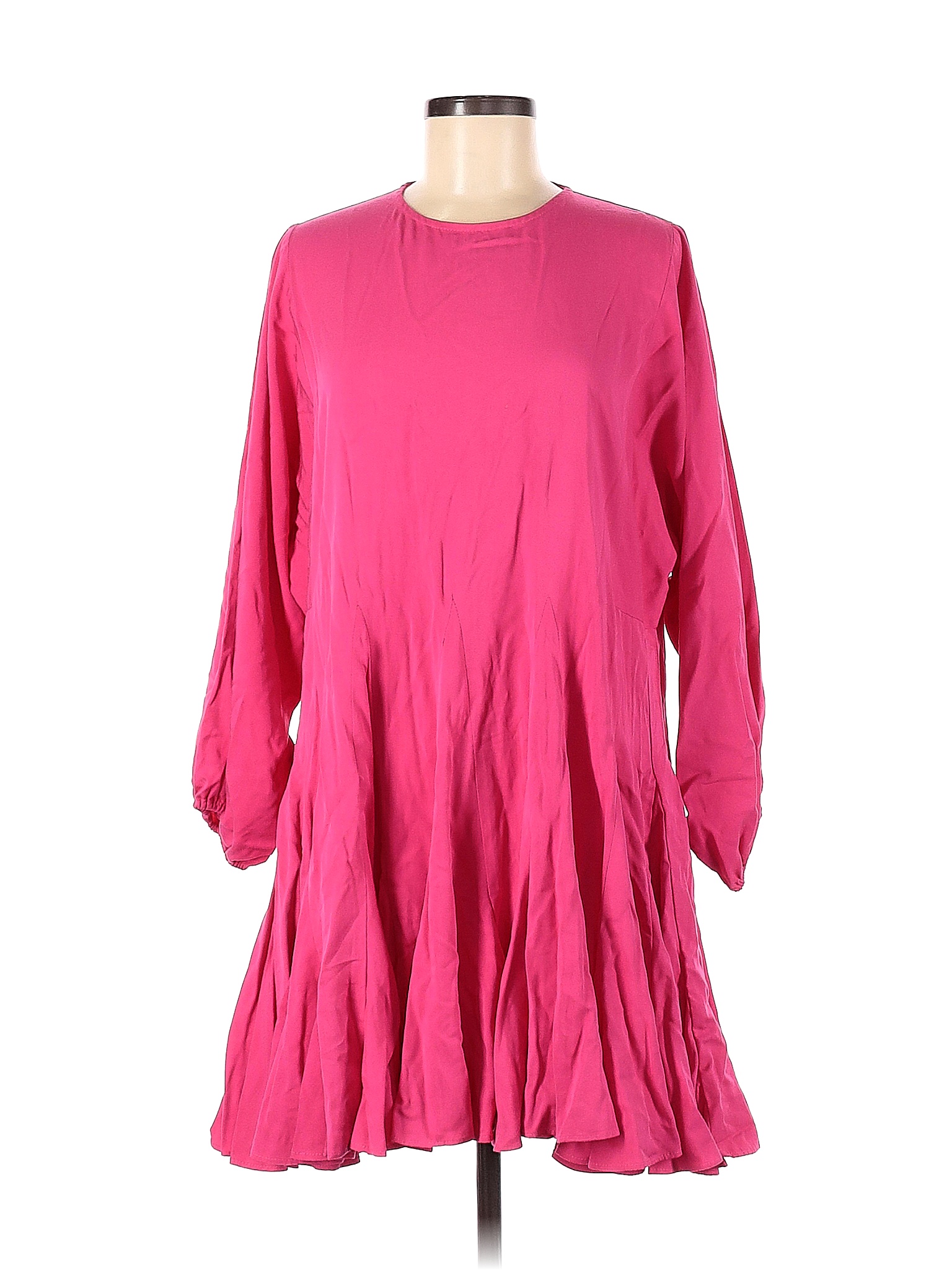 Palms Away Tencel Solid Pink Casual Dress Size S Off Thredup