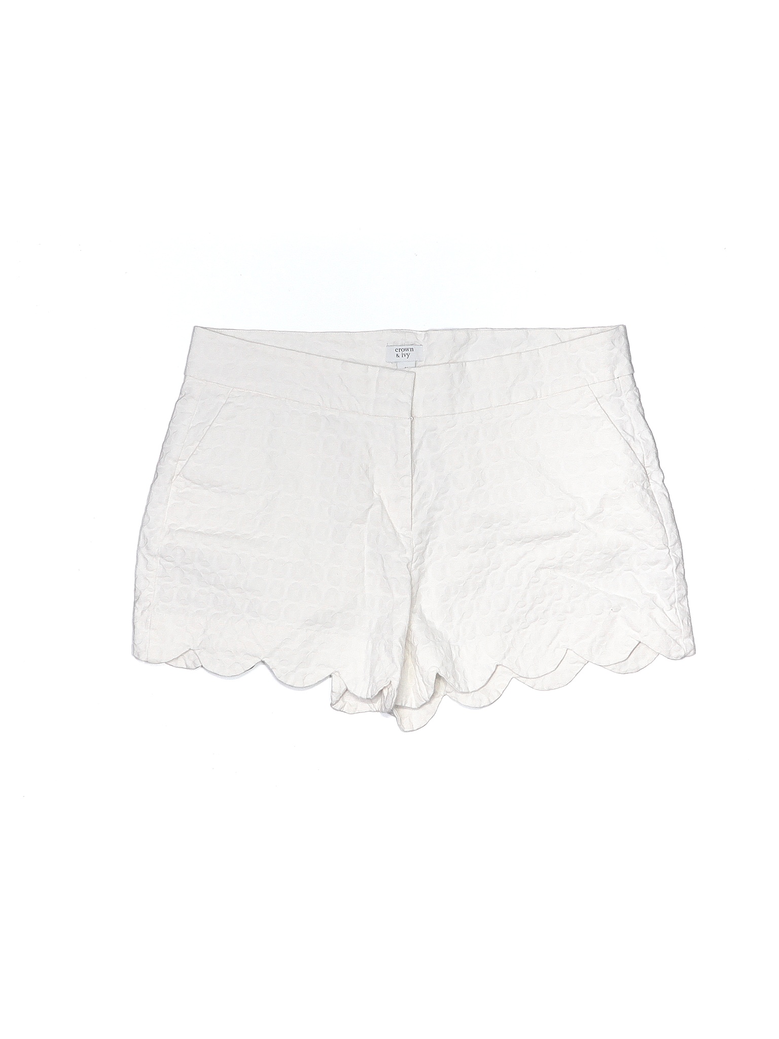 Crown Ivy White Khaki Shorts Size Off Thredup