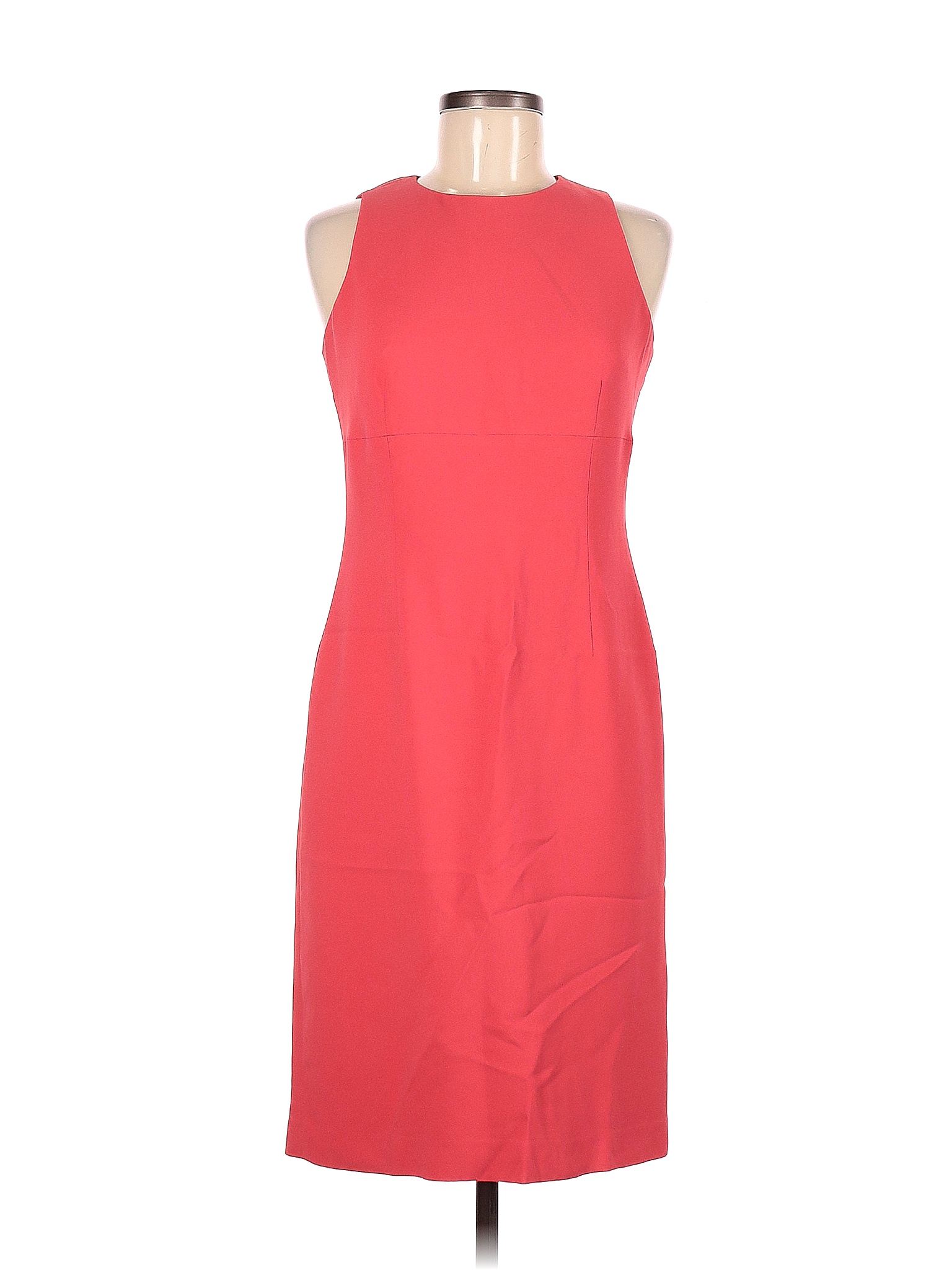 Casual Corner Solid Pink Casual Dress Size 6 77 Off ThredUP