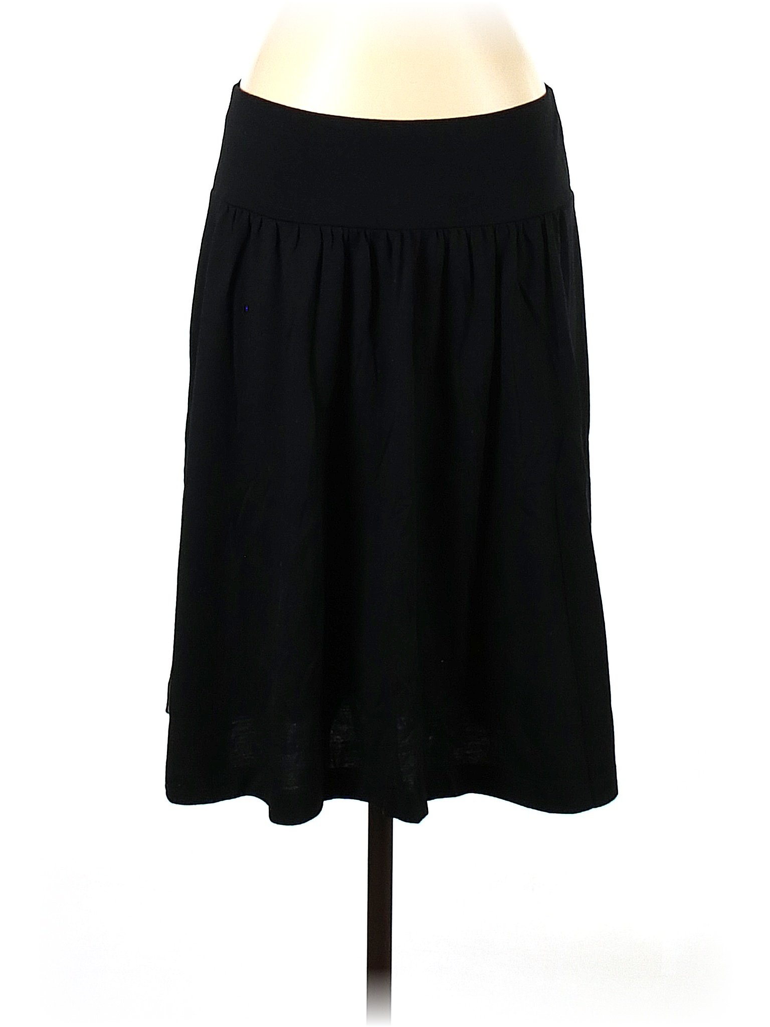 Banana Republic Solid Black Wool Skirt Size XS 83 Off ThredUP