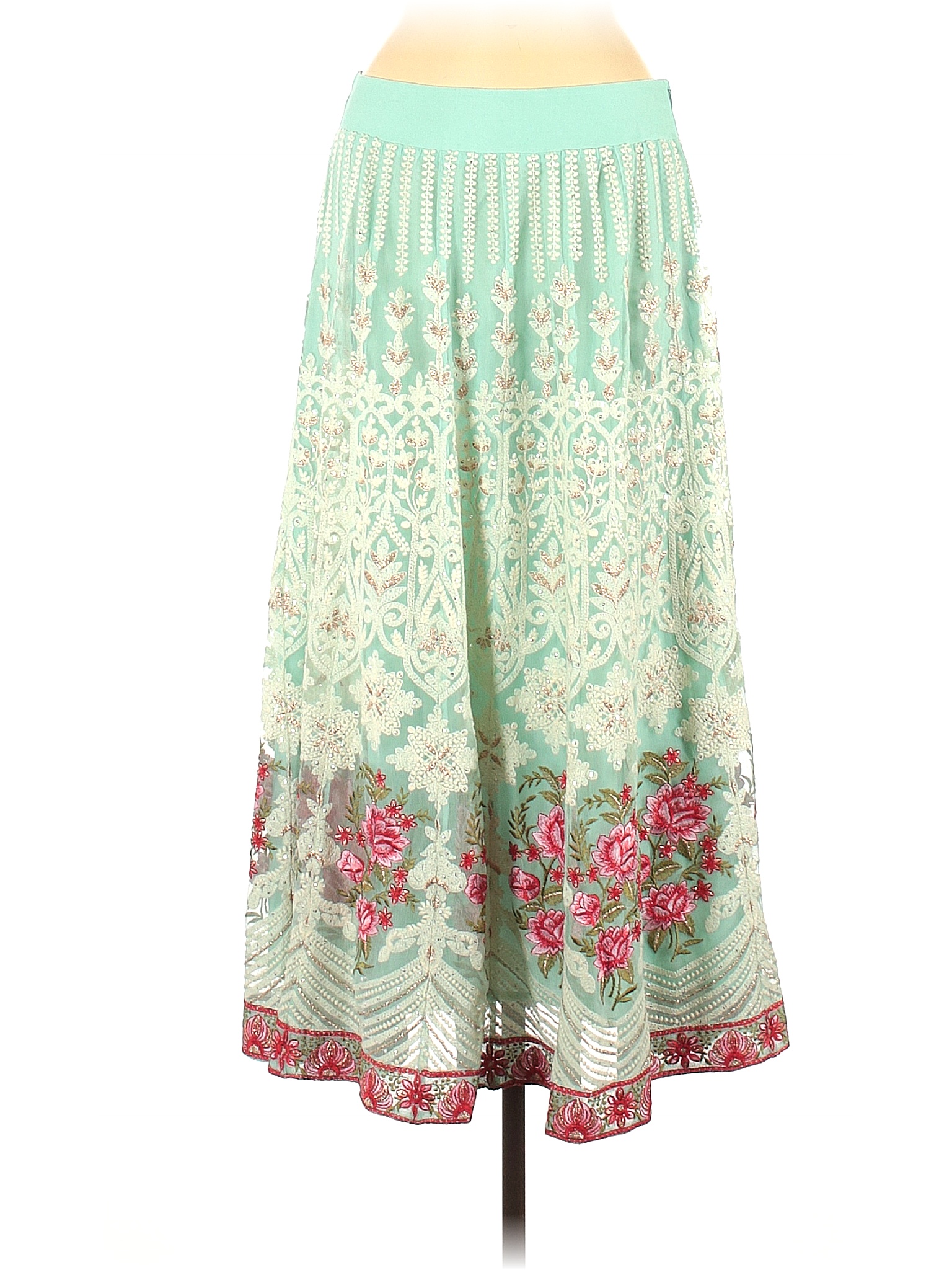 Soft Surroundings Floral Blue Casual Skirt Size S 67 Off ThredUp