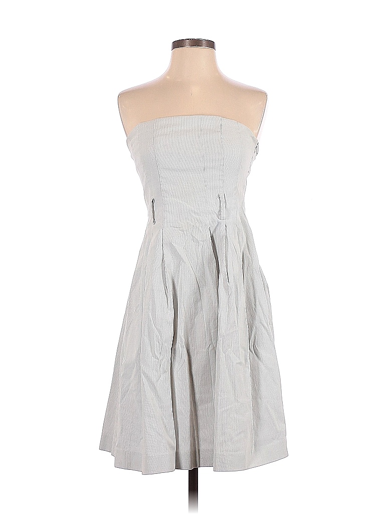 Theory Stripes Ivory Casual Dress Size 4 93 Off ThredUP