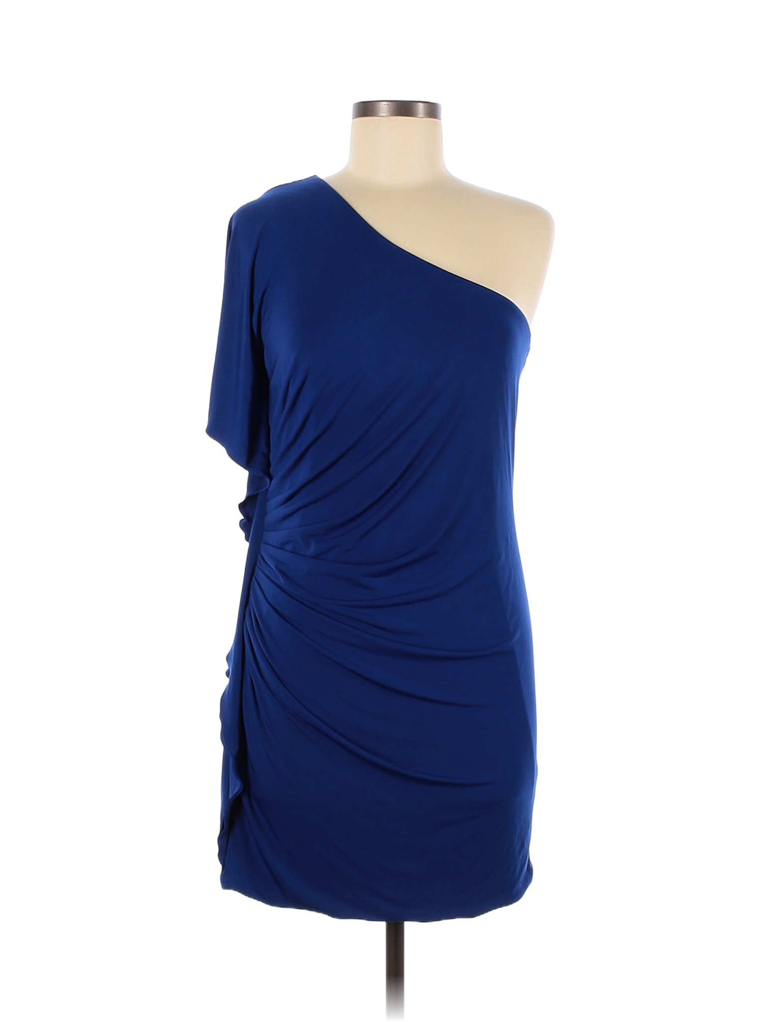 Express Solid Sapphire Blue Cocktail Dress Size M 71 Off ThredUP