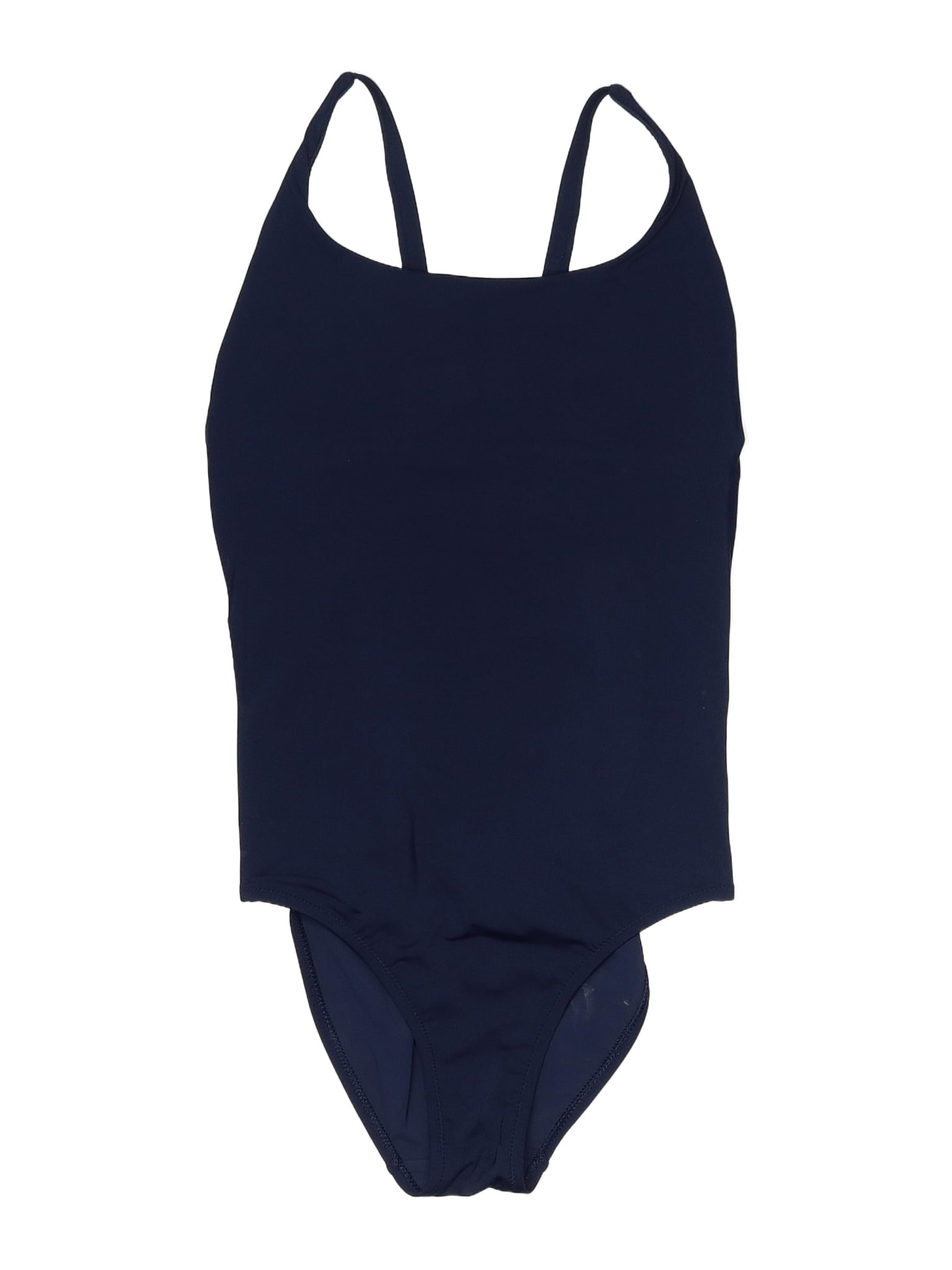 Athleta Solid Navy Blue One Piece Swimsuit Size S Off Thredup