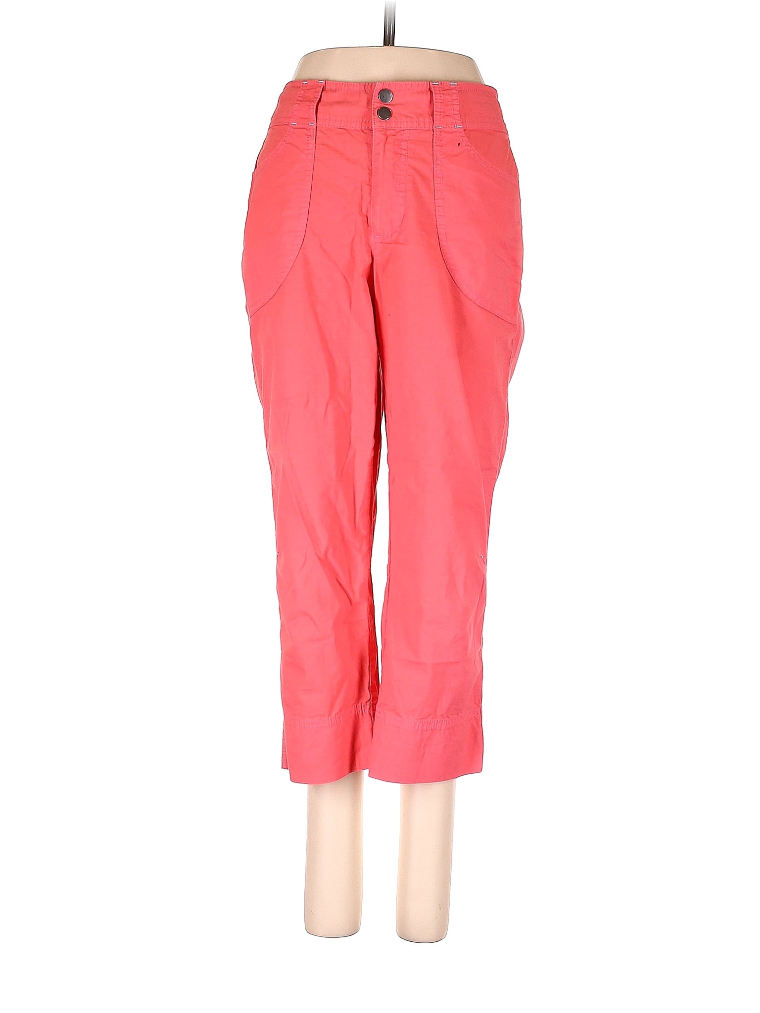 Title Nine Solid Pink Khakis Size S Off Thredup