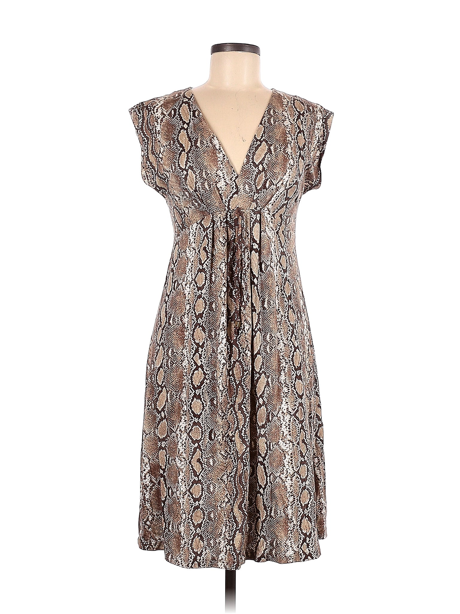 Michael Michael Kors Brown Casual Dress Size S Off Thredup