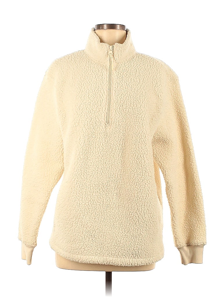 Old Navy Solid Ivory Fleece Size M Off Thredup