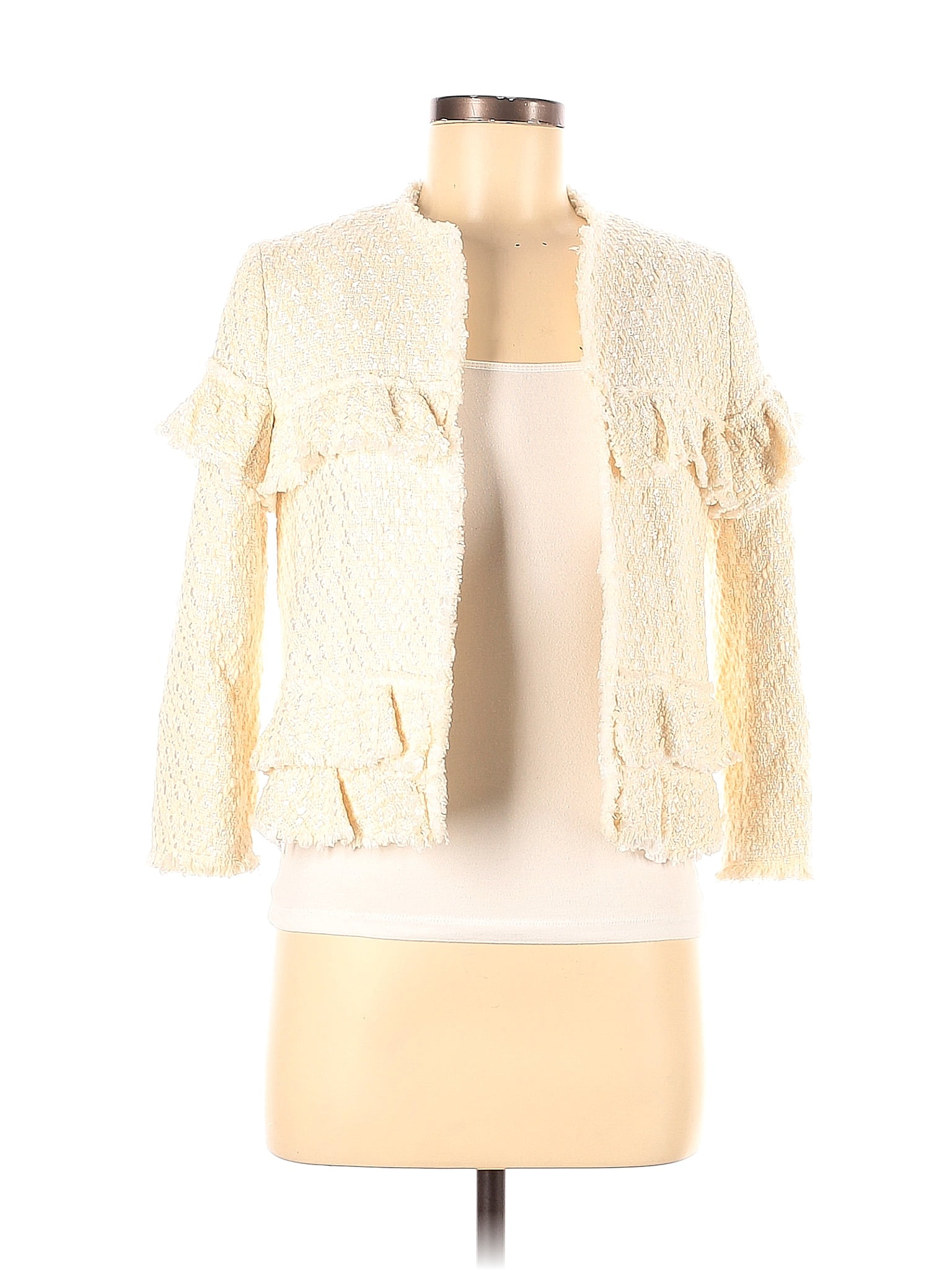 Zara Ivory Jacket Size Xs Off Thredup