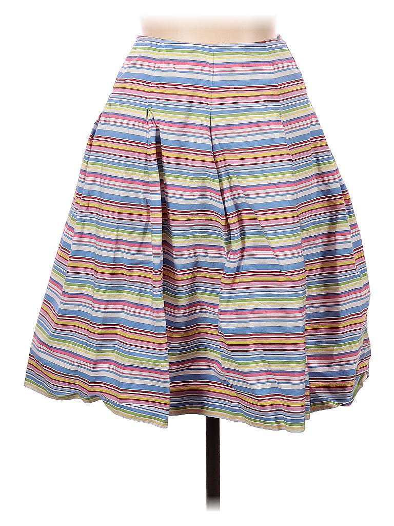 Talbots Stripes Multi Color White Casual Skirt Size Off Thredup