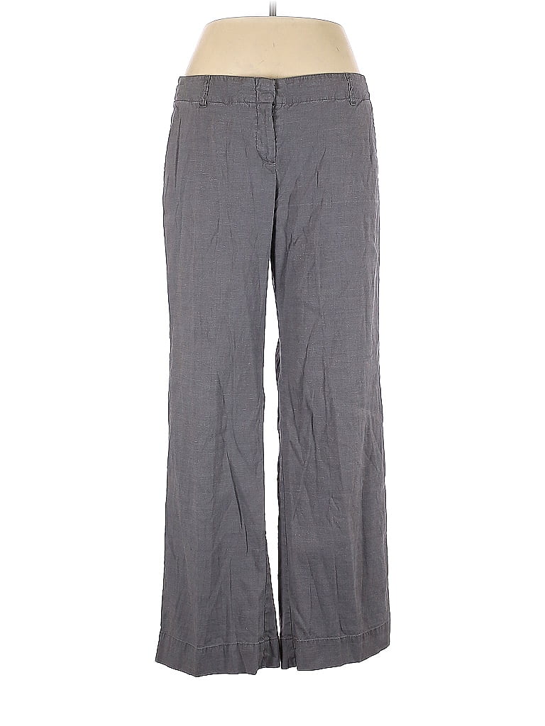 J Jill Gray Linen Pants Size Off Thredup