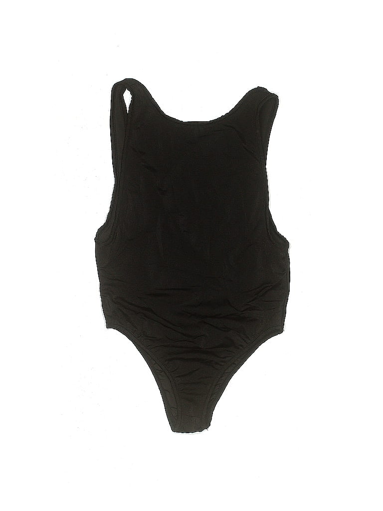 Nude Solid Black One Piece Swimsuit Size S 57 Off ThredUP