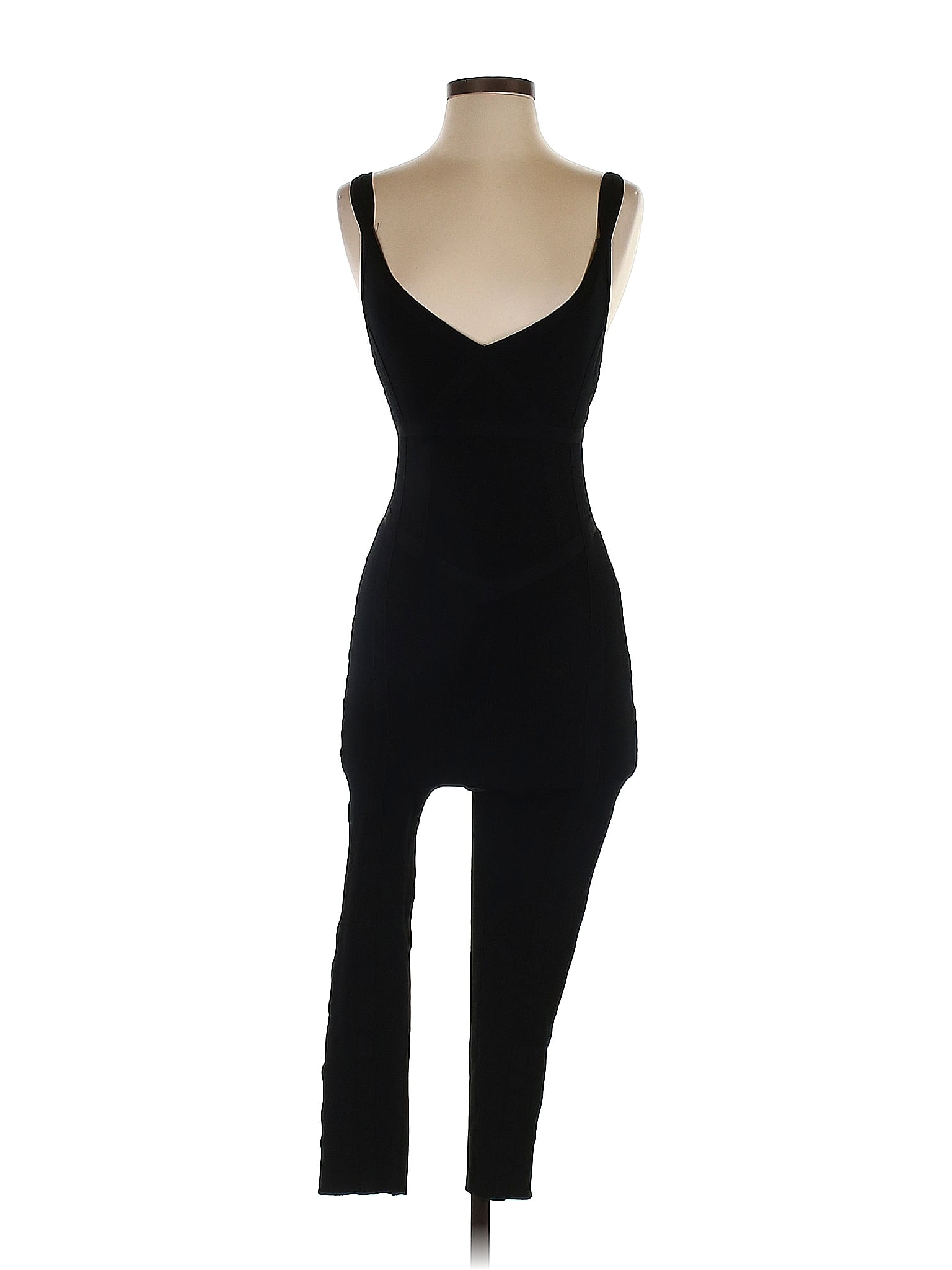 Bebe Solid Black Jumpsuit Size Xs Off Thredup