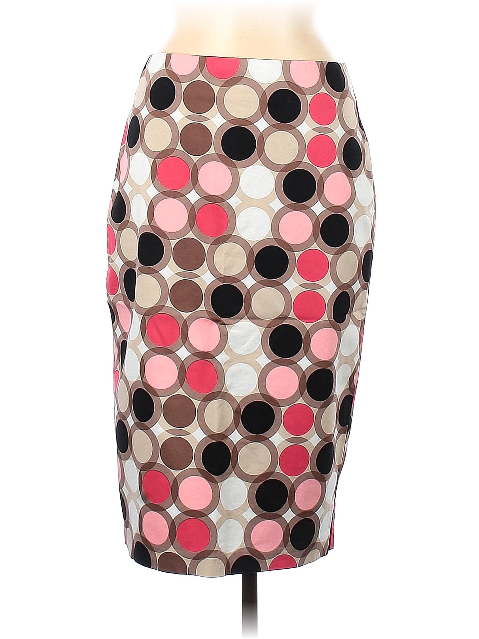 Th Avenue Design Studio New York Company Polka Dots Tan Pink Formal