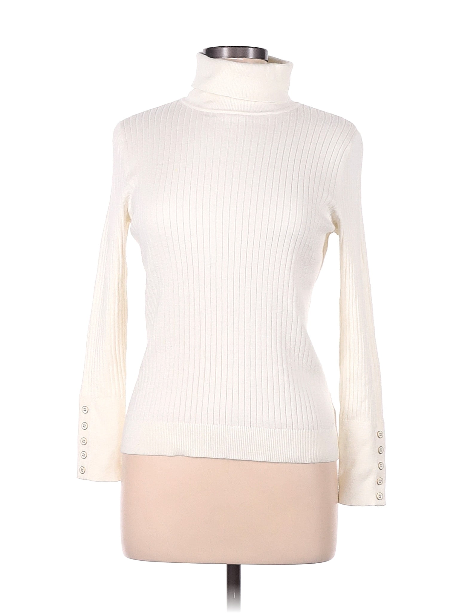 Talbots Ivory Pullover Sweater Size M Petite Off Thredup