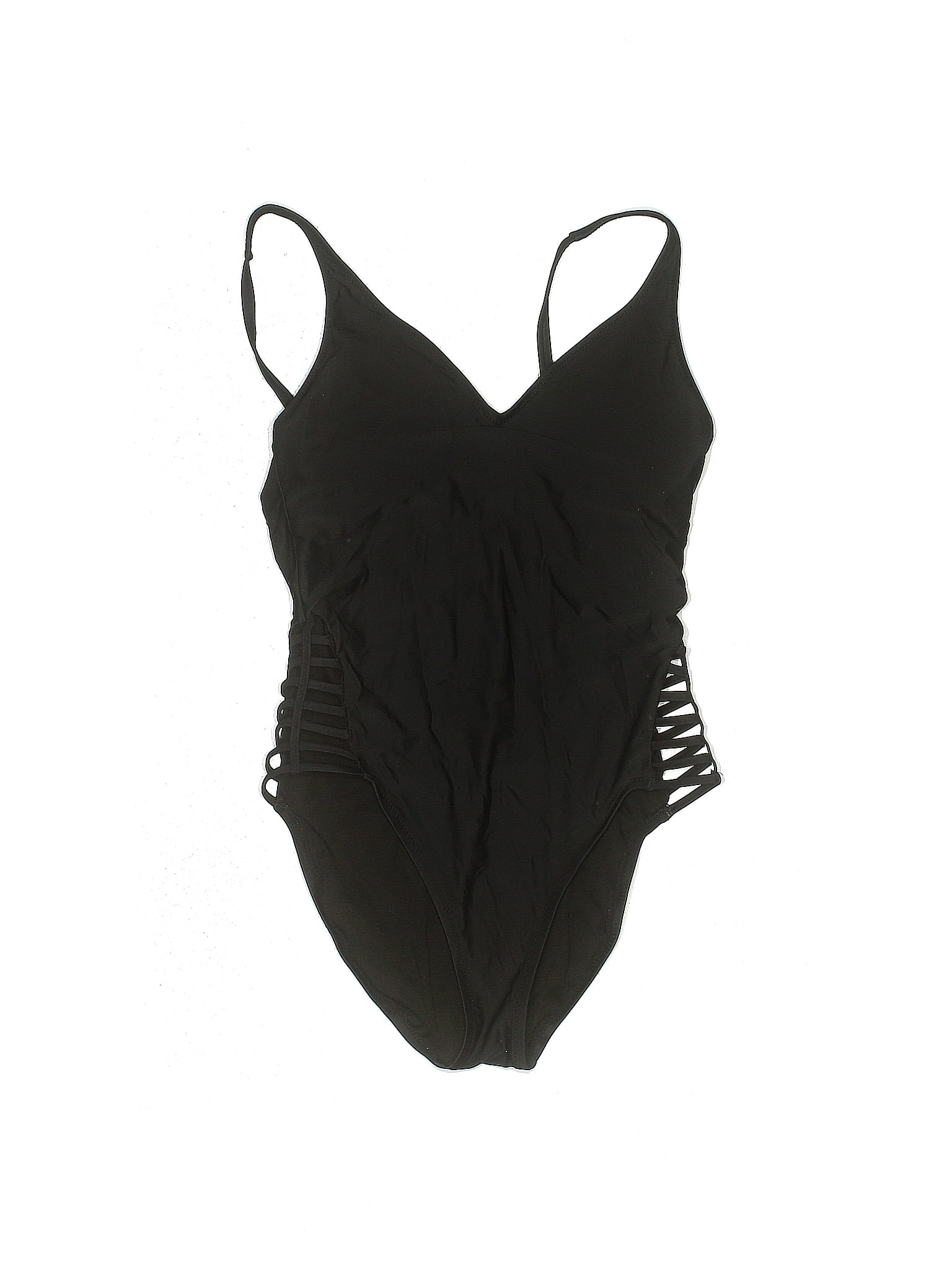 Shade Shore Black One Piece Swimsuit Size M 62 Off ThredUP