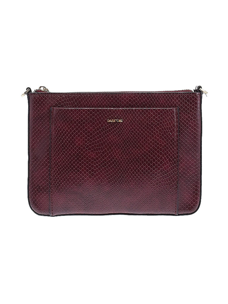 Parfois Solid Maroon Burgundy Crossbody Bag One Size Off Thredup