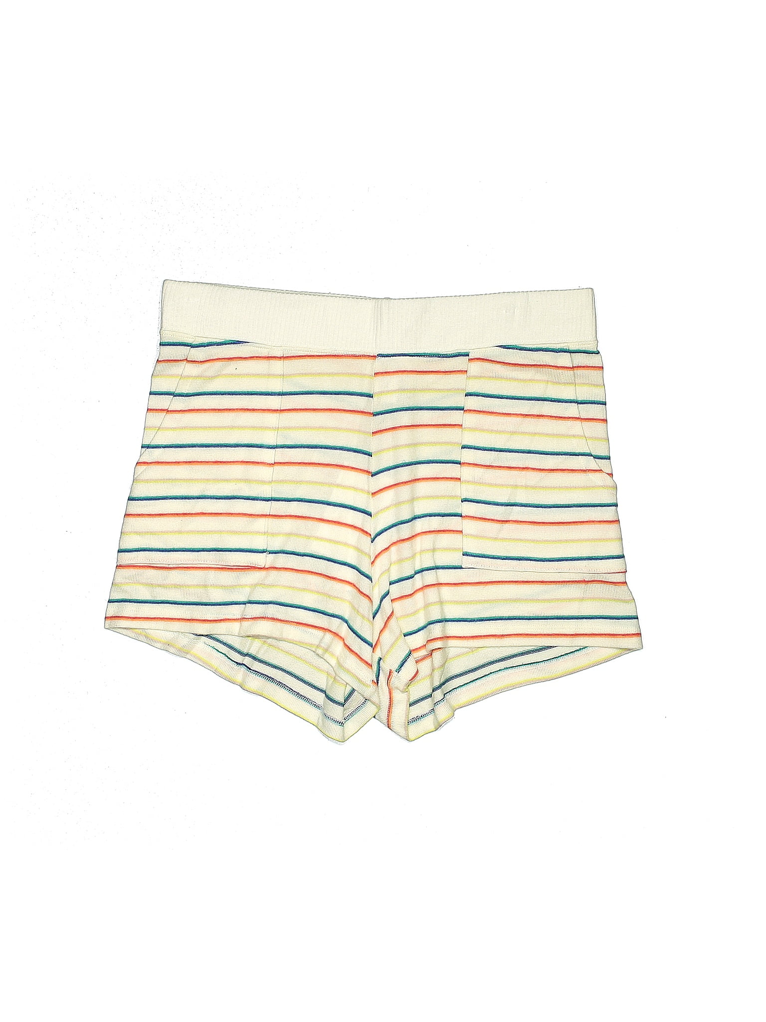 Lna Stripes Multi Color Ivory Shorts Size L Off Thredup