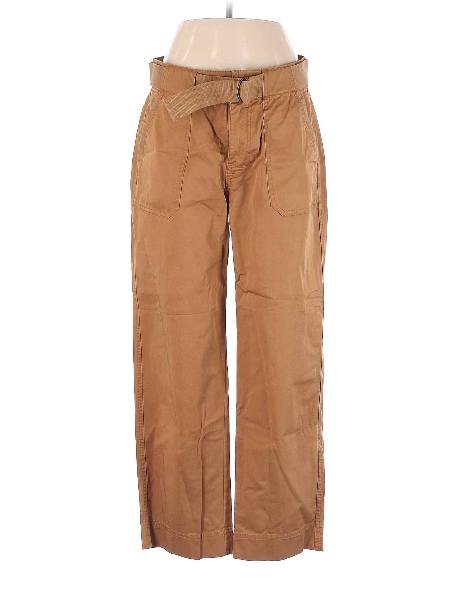 Sundance 100 Cotton Solid Brown Khakis Size 8 77 Off ThredUP