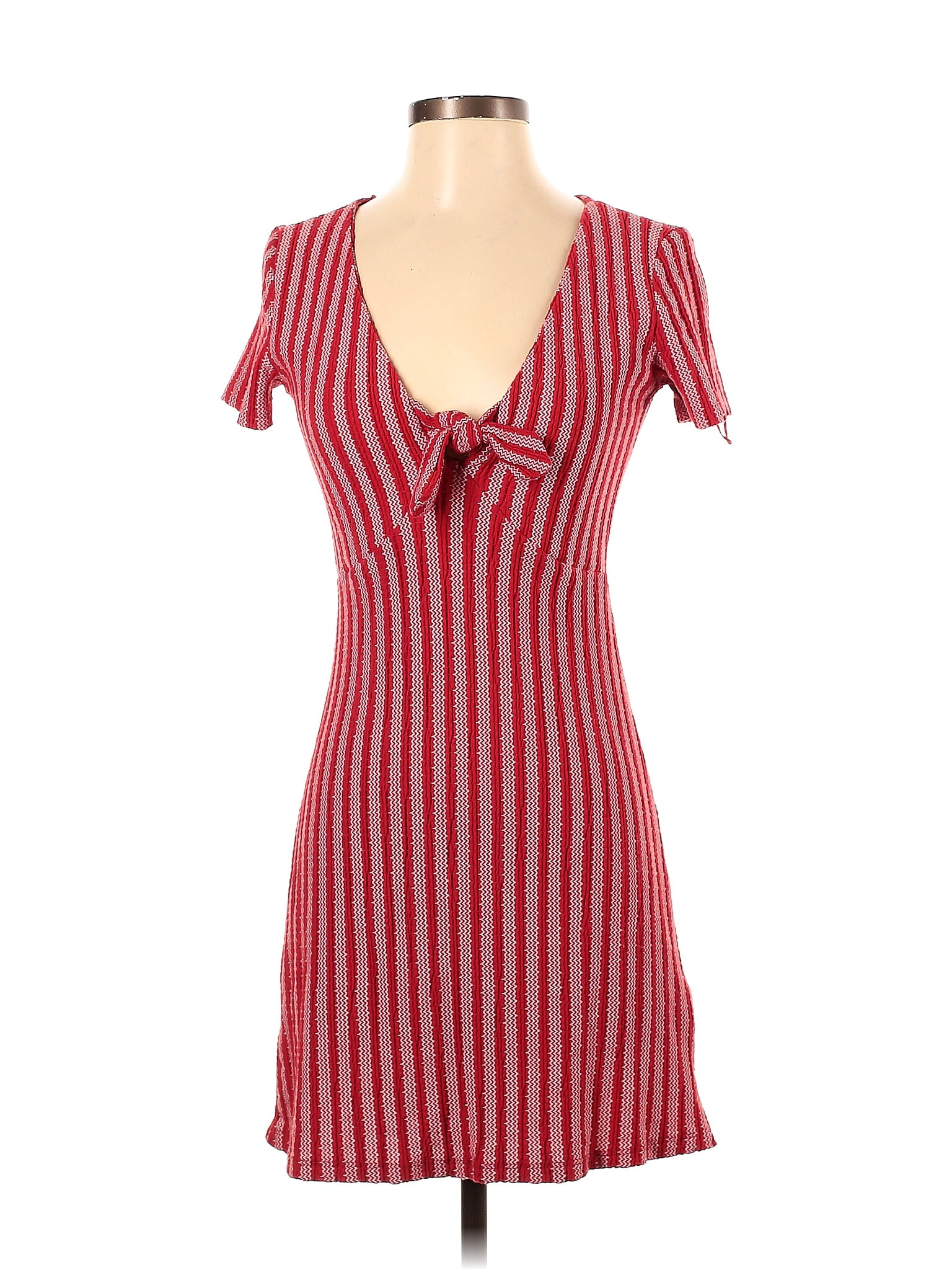 Zara Stripes Multi Color Red Casual Dress Size S 51 Off ThredUP