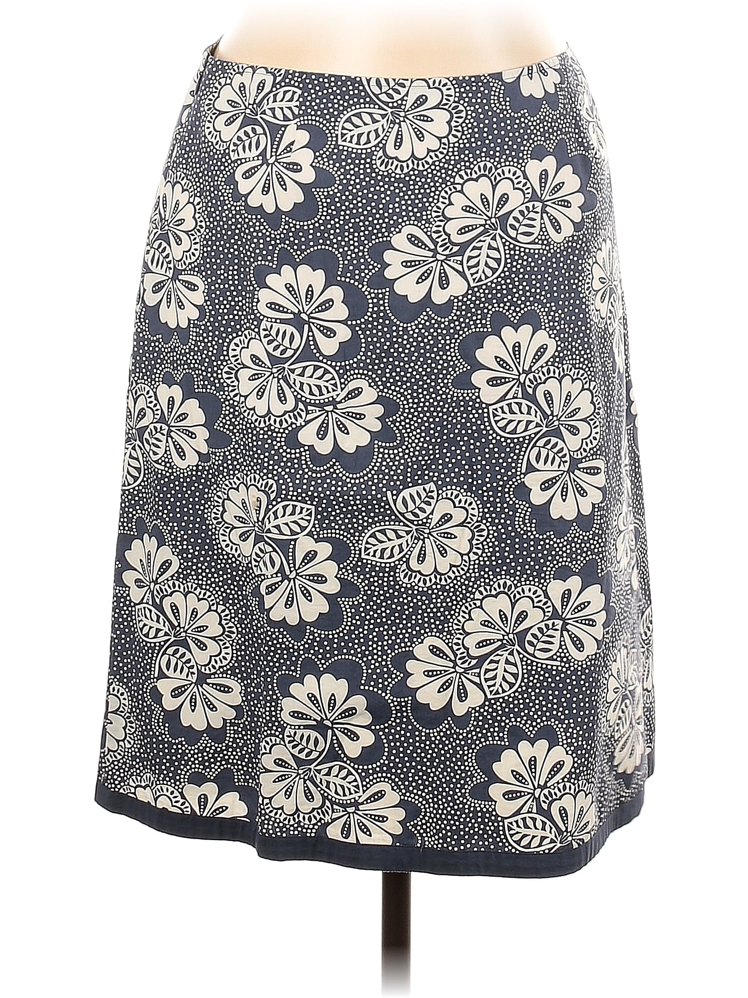 Boden Cotton Gray Casual Skirt Size Off Thredup