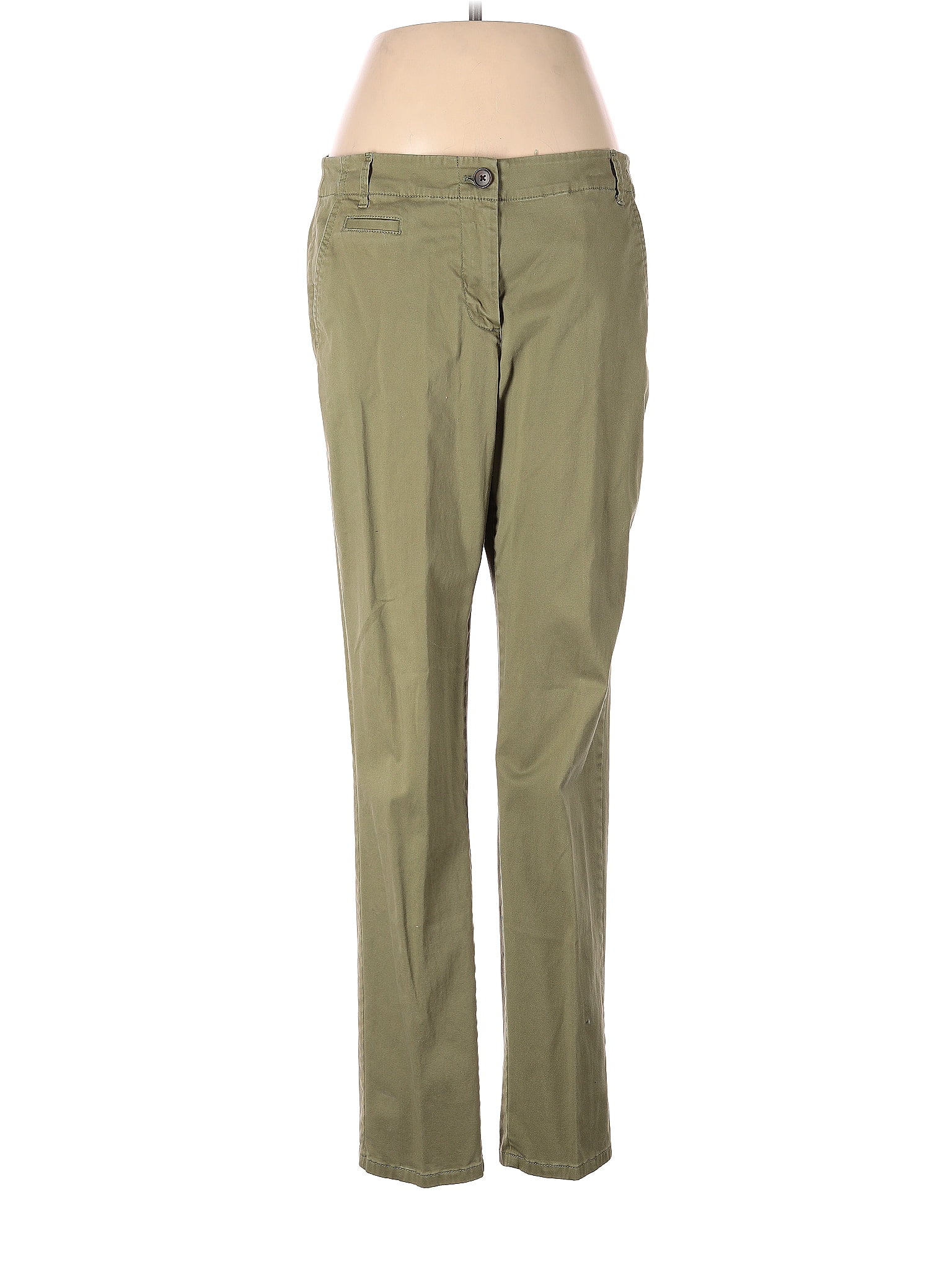 J Jill Solid Green Khakis Size 8 89 Off ThredUp