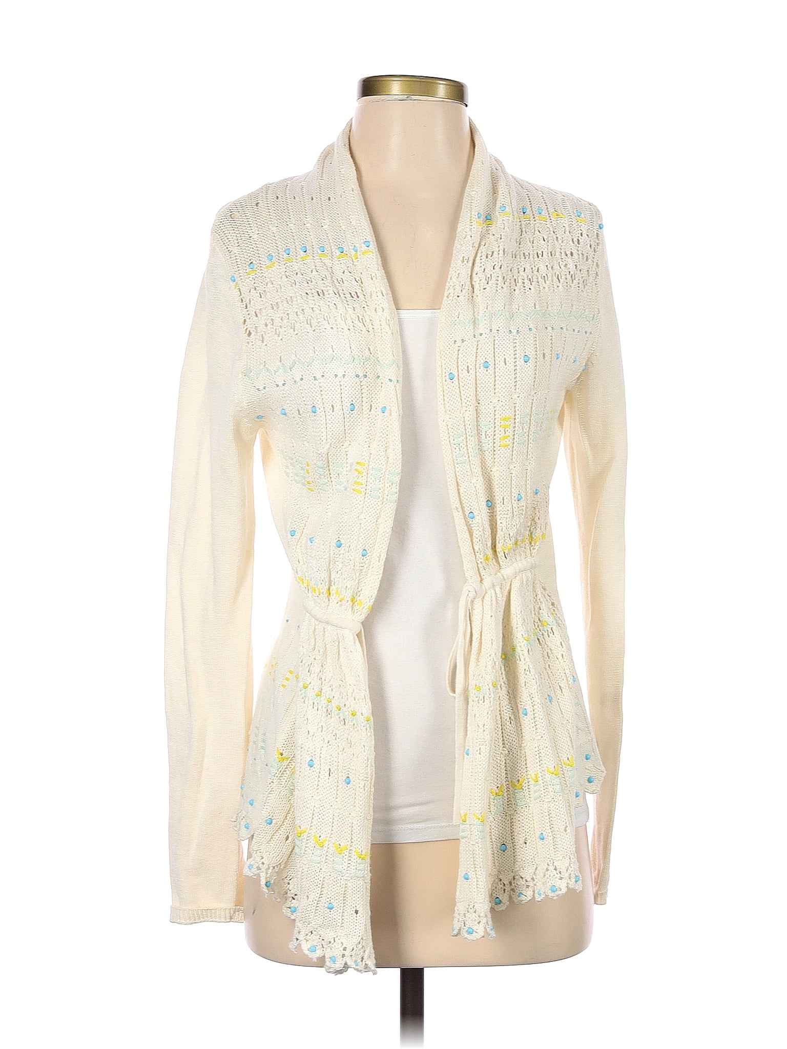 Moth Ivory Cardigan Size S 65 Off ThredUP