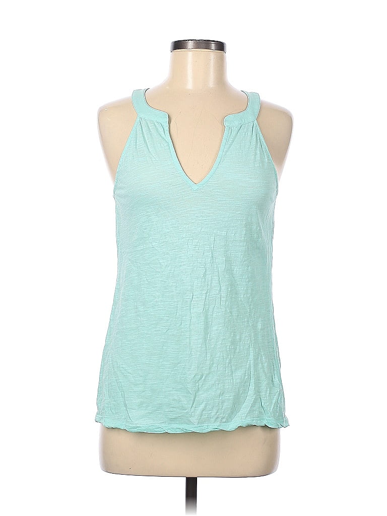 Lilly Pulitzer 100 Cotton Teal Sleeveless Top Size M 64 Off ThredUP