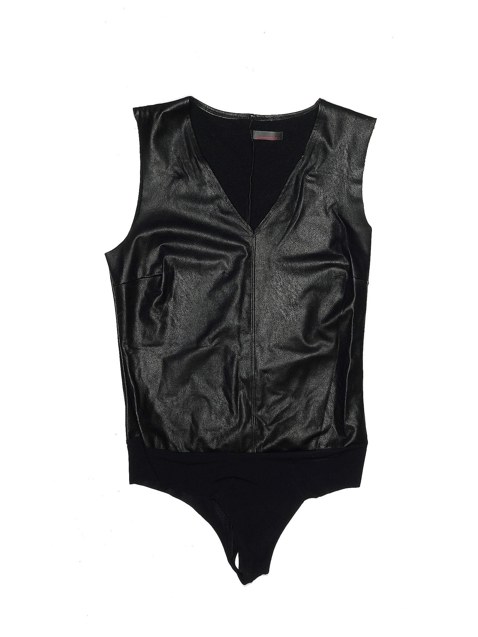 Commando Solid Black Bodysuit Size L Off Thredup