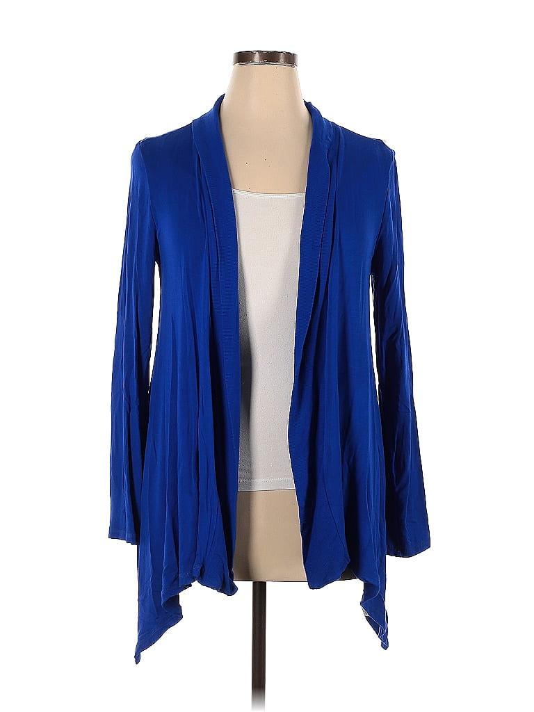 Liz Claiborne Color Block Solid Sapphire Blue Cardigan Size XL 64