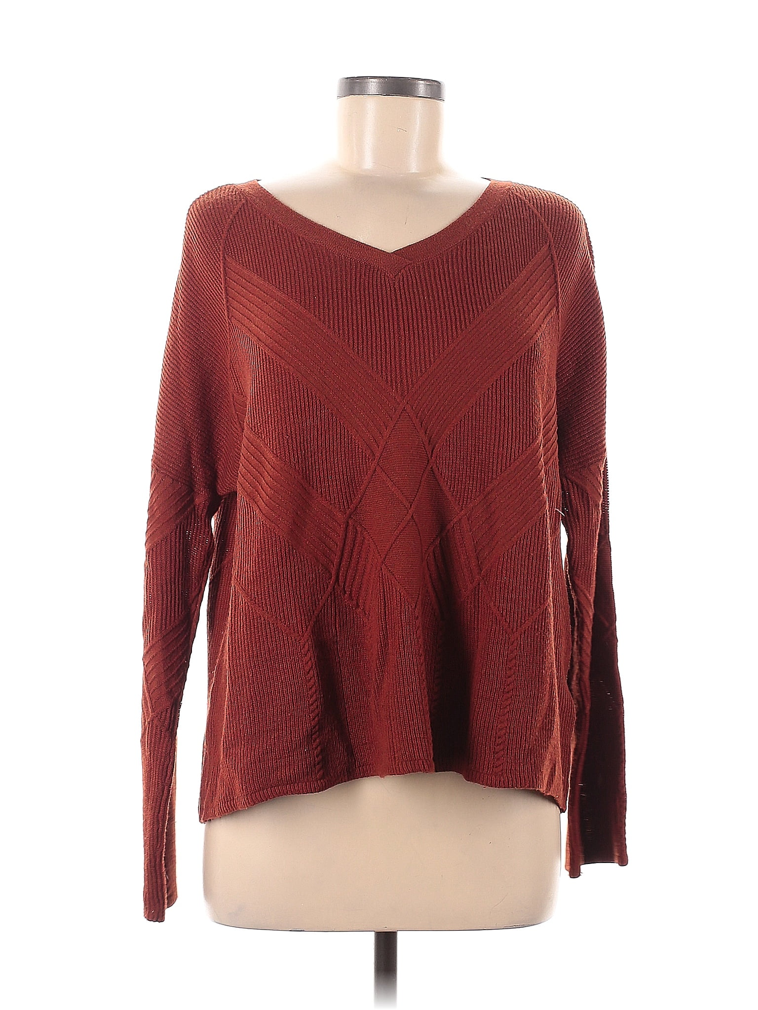 Smartwool Color Block Solid Burgundy Pullover Sweater Size M 67 Off