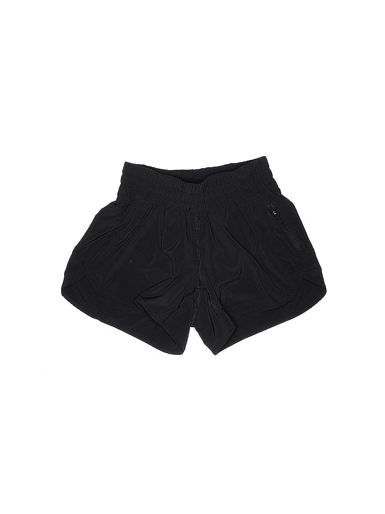 Lululemon Athletica Solid Black Athletic Shorts Size 4 38 Off ThredUP