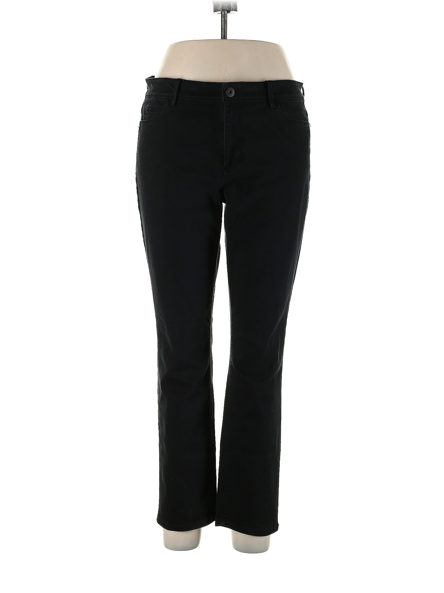 J Jill Solid Black Jeans Size Off Thredup