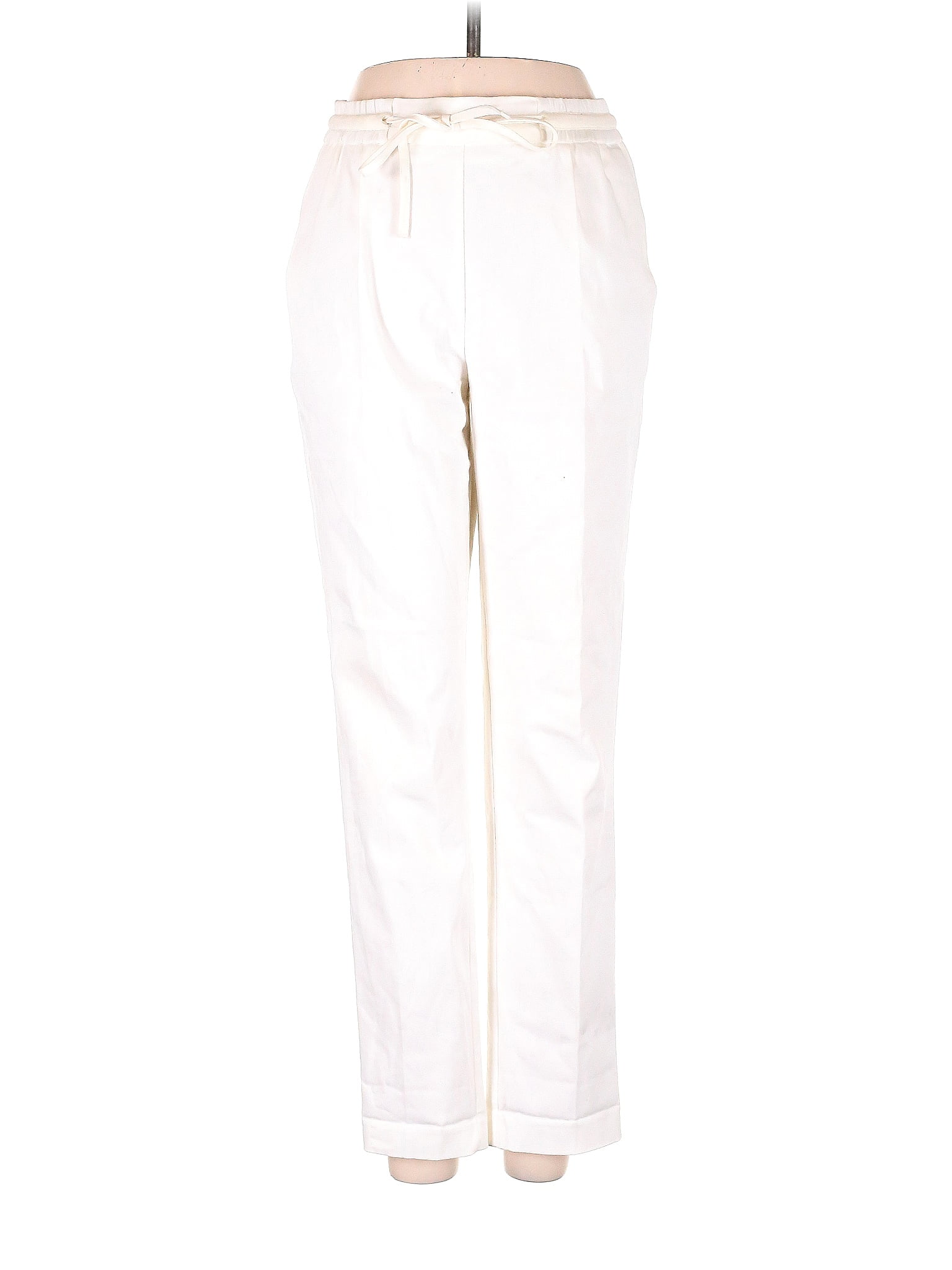 Zara TRF Solid White Ivory Casual Pants Size XS 73 Off ThredUP