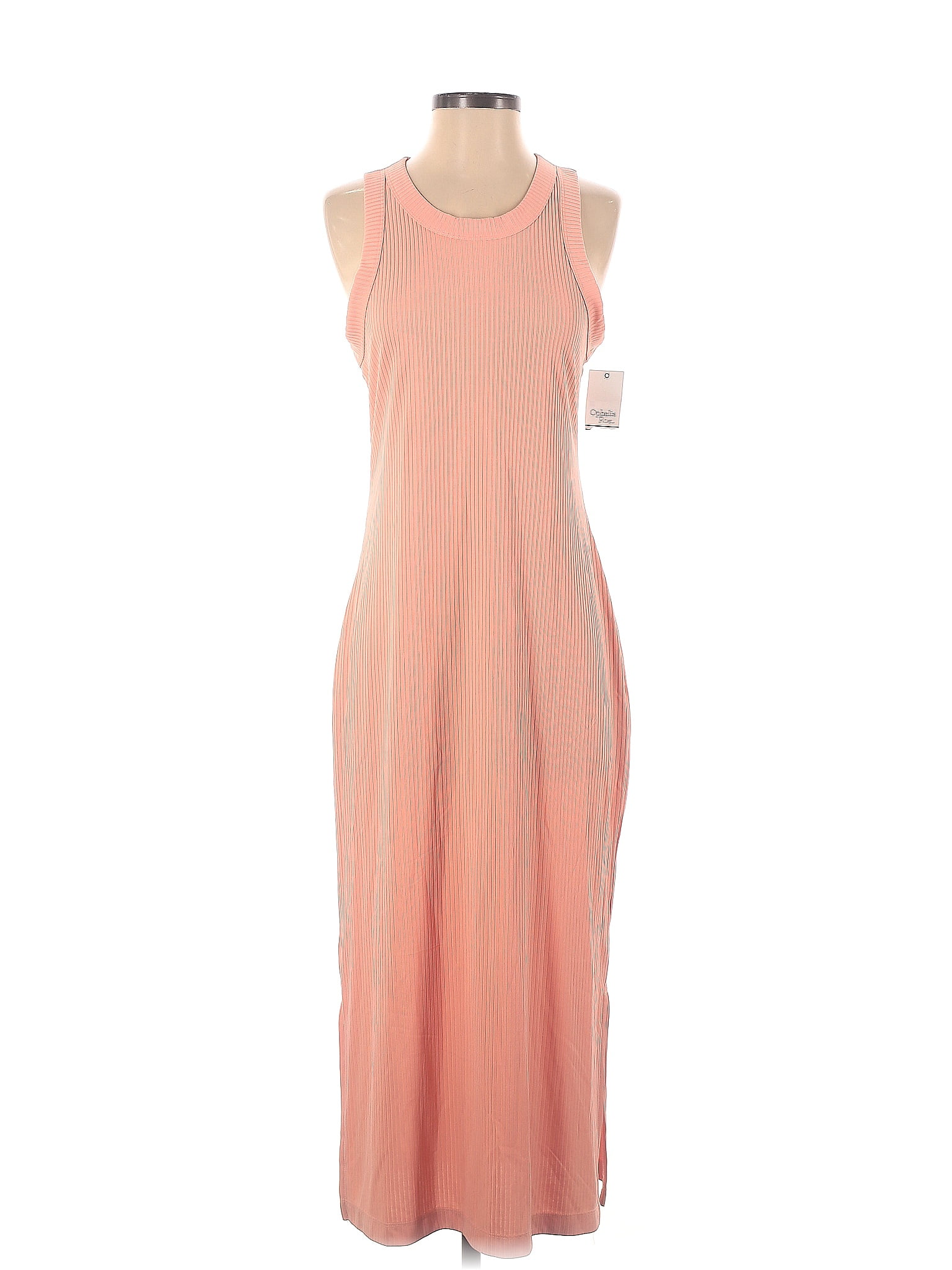 Ophelia Roe Solid Pink Orange Casual Dress Size M Off Thredup