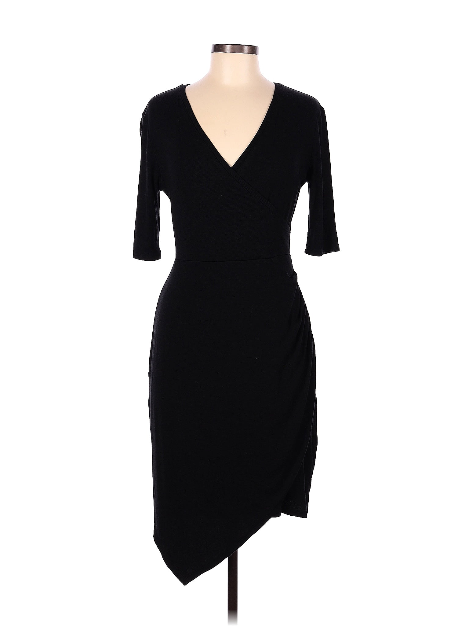 GOLDRAY Solid Black Cocktail Dress Size M 68 Off ThredUP