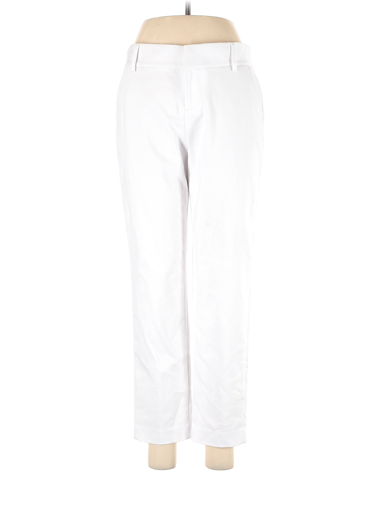 Alice Olivia Solid White Dress Pants Size Off Thredup