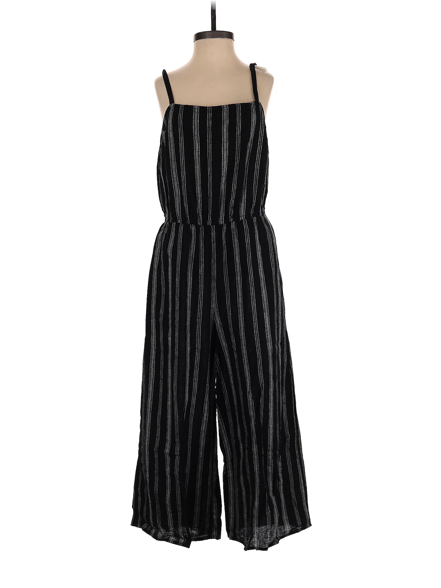 Gap Stripes Black Jumpsuit Size Xs Off Thredup