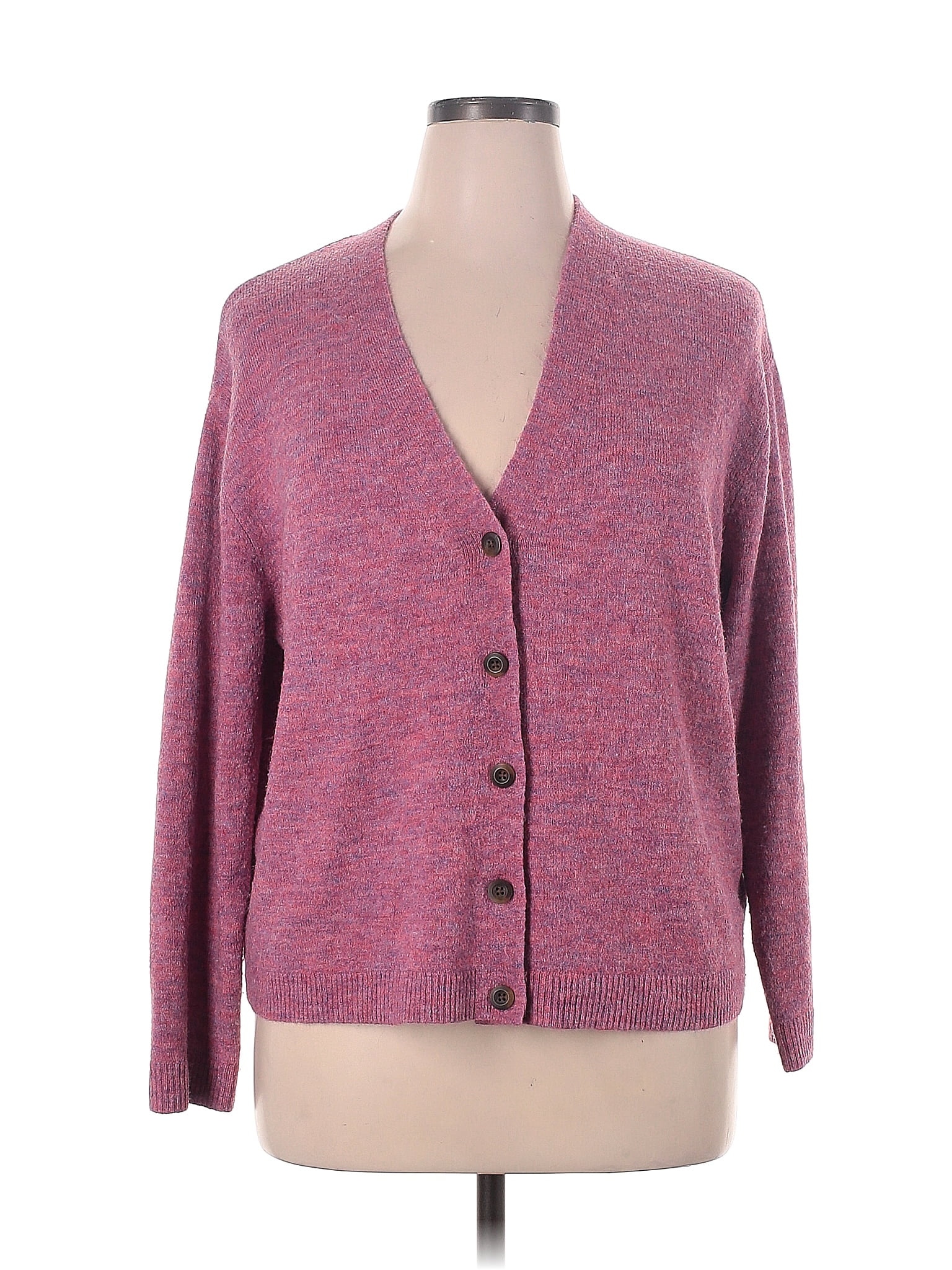 Old Navy Color Block Solid Pink Cardigan Size XL 55 Off ThredUp