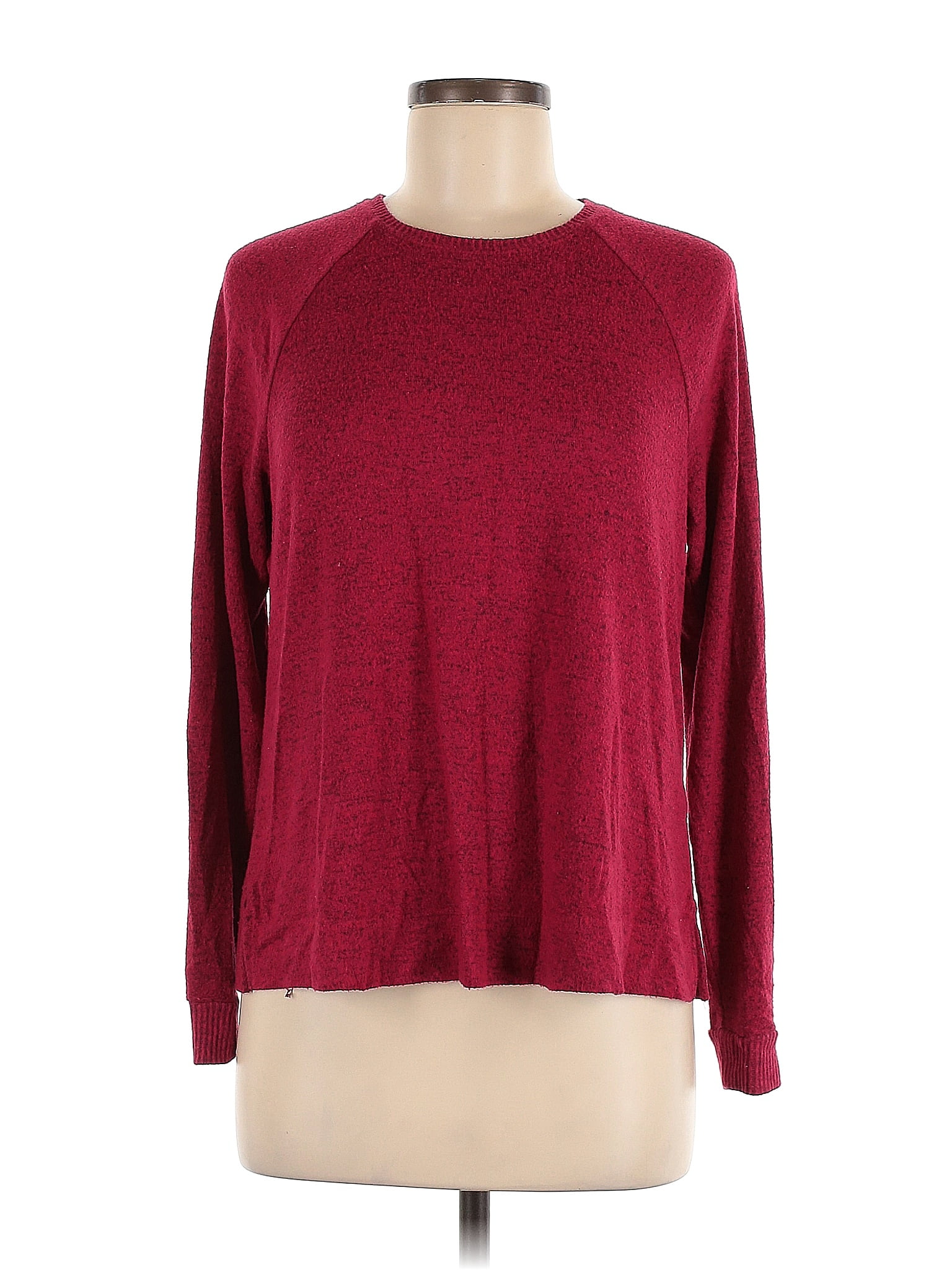 Soma Color Block Red Burgundy Pullover Sweater Size M Off Thredup