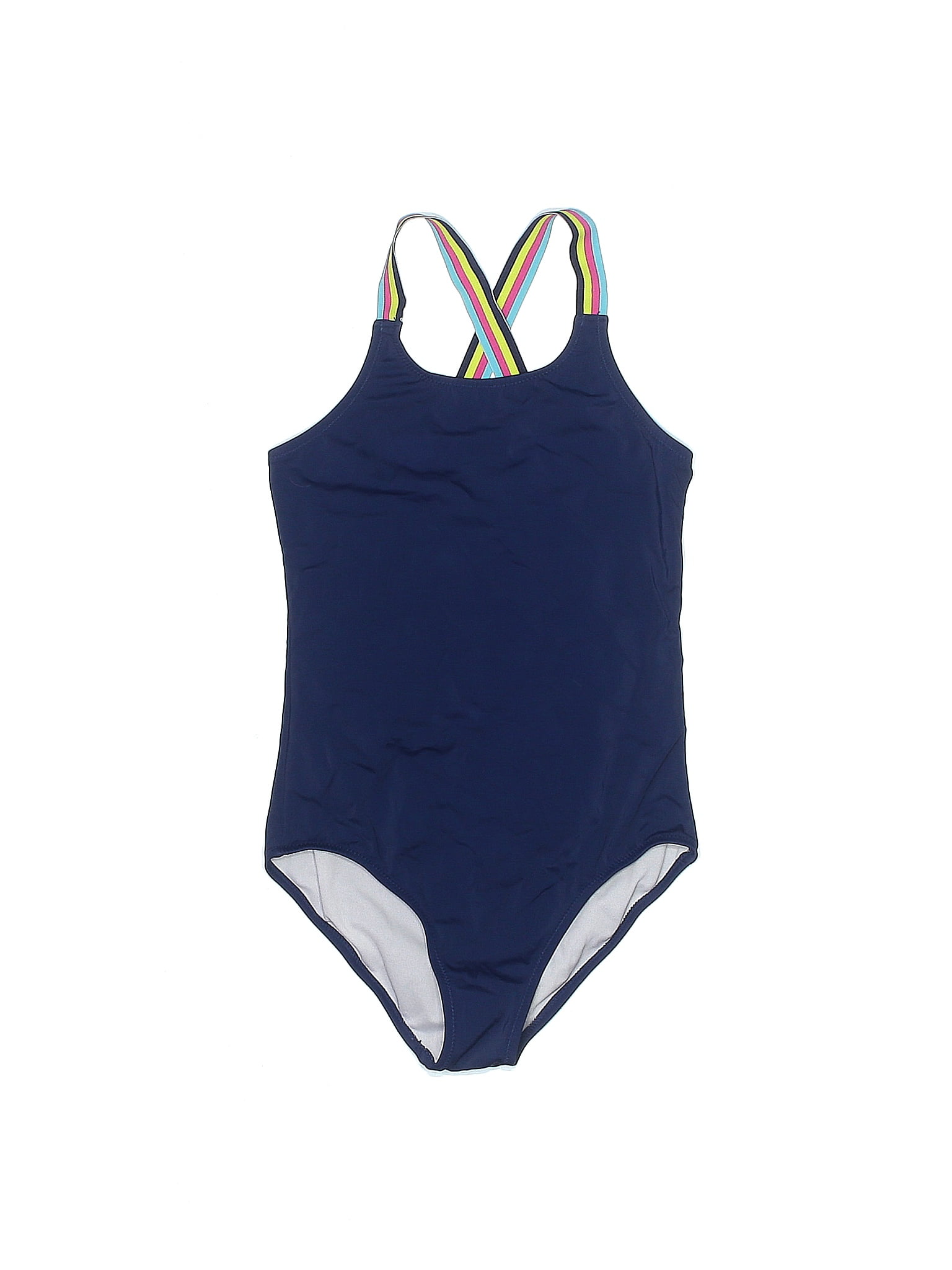 Kamik Solid Navy Blue One Piece Swimsuit Size Off Thredup