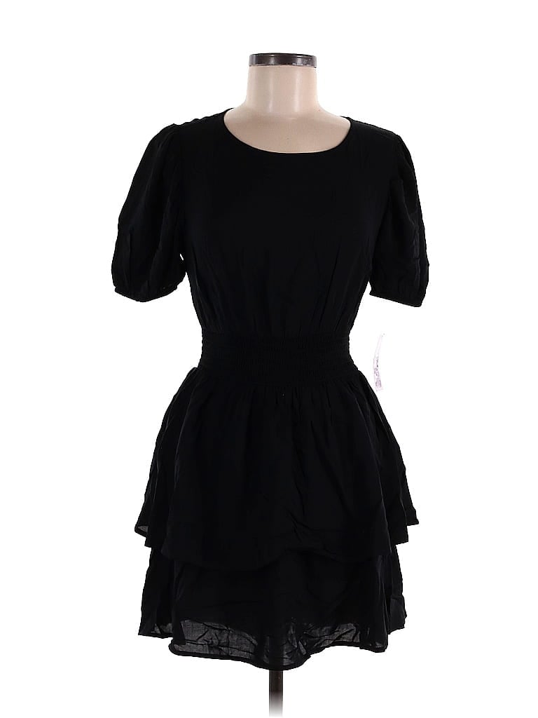 Wild Fable Rayon Solid Black Cocktail Dress Size M Off Thredup