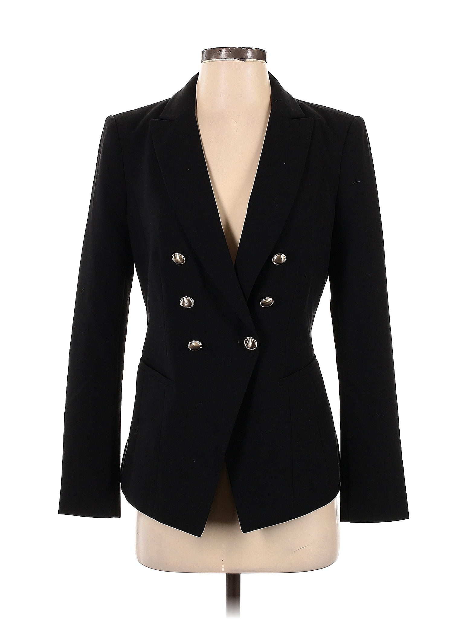 White House Black Market Solid Black Blazer Size 2 72 Off ThredUp