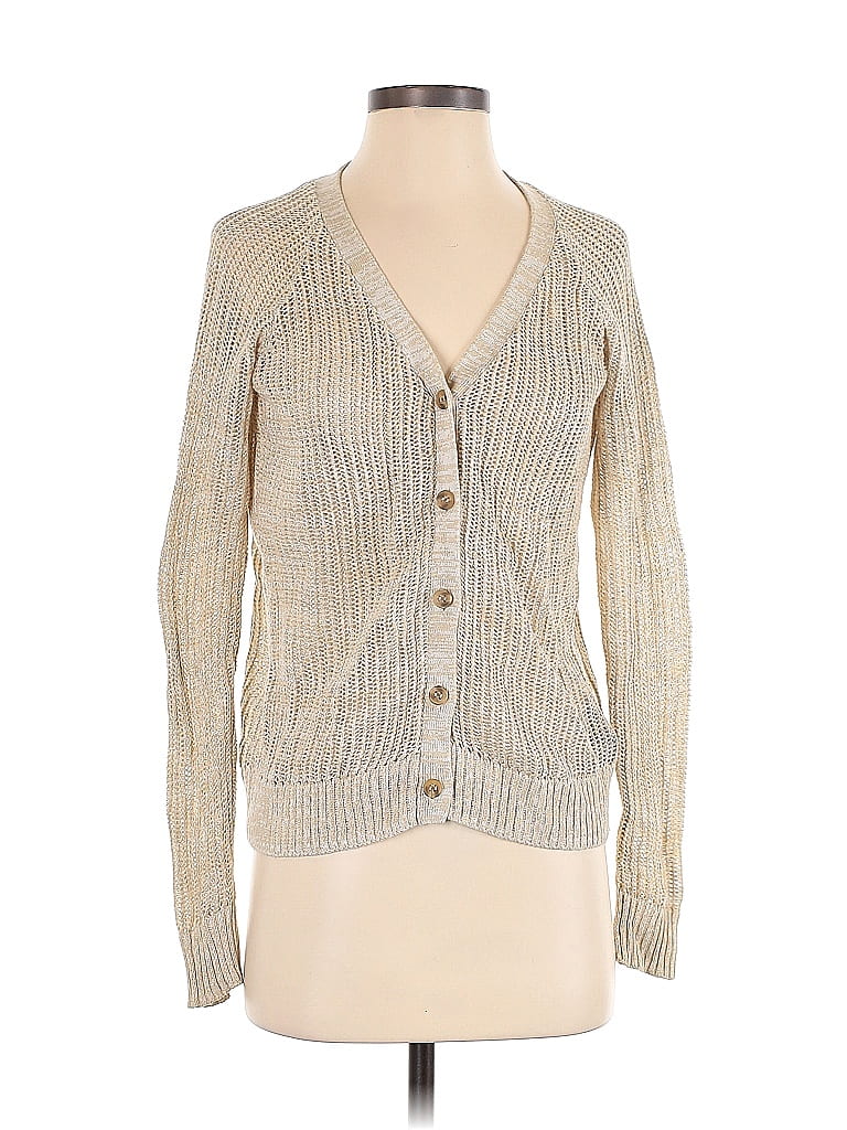 Bdg Cotton Color Block Solid Tan Cardigan Size Xs Off Thredup