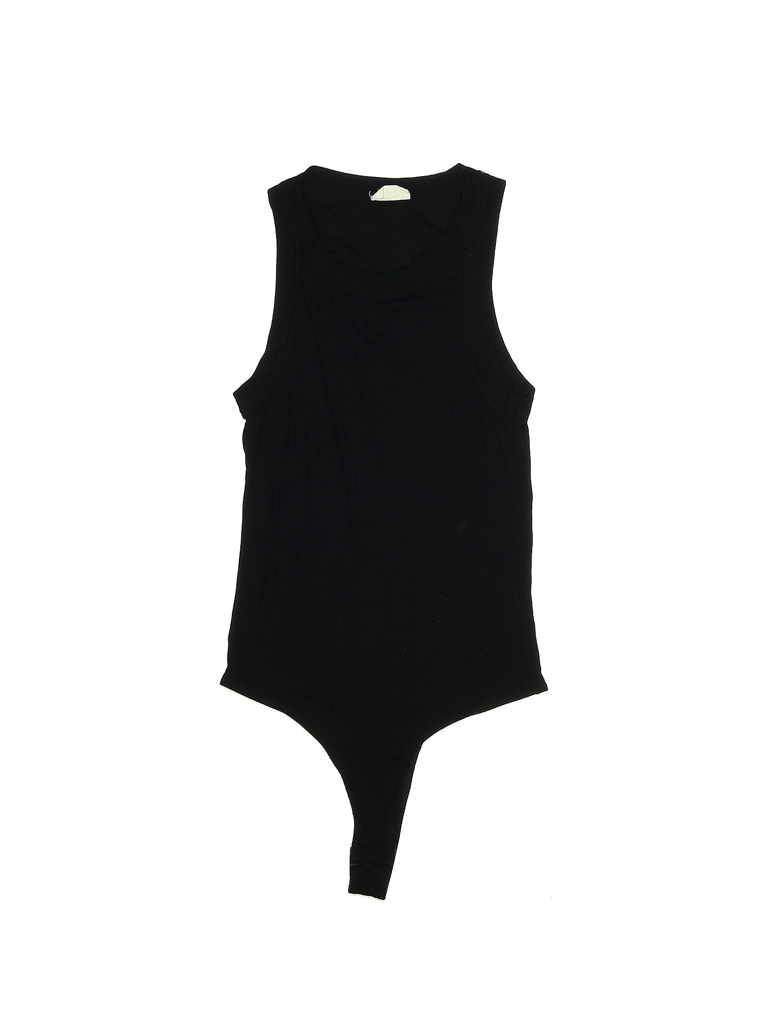 Clyque Solid Black Bodysuit Size S Off Thredup