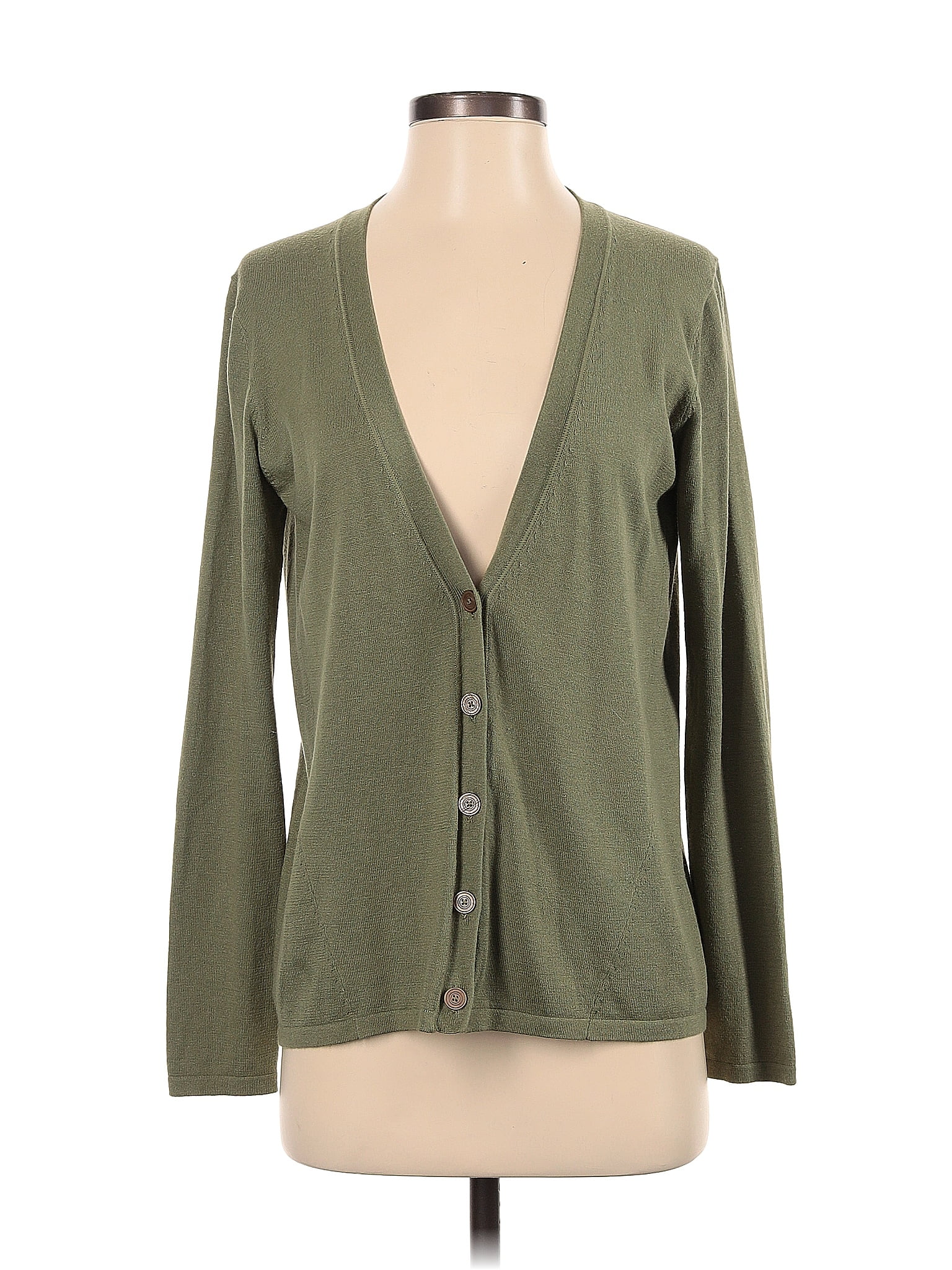 J Jill Color Block Solid Green Silk Cardigan Size S 78 Off ThredUp