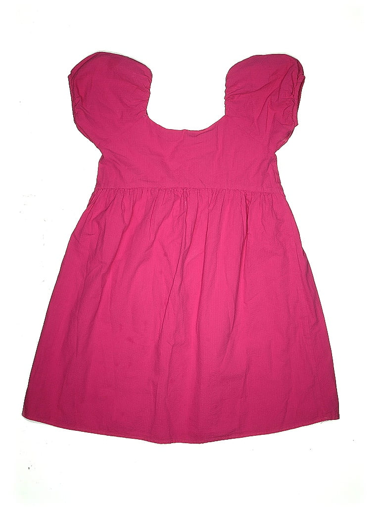 Janie And Jack Cotton Solid Pink Dress Size Off Thredup