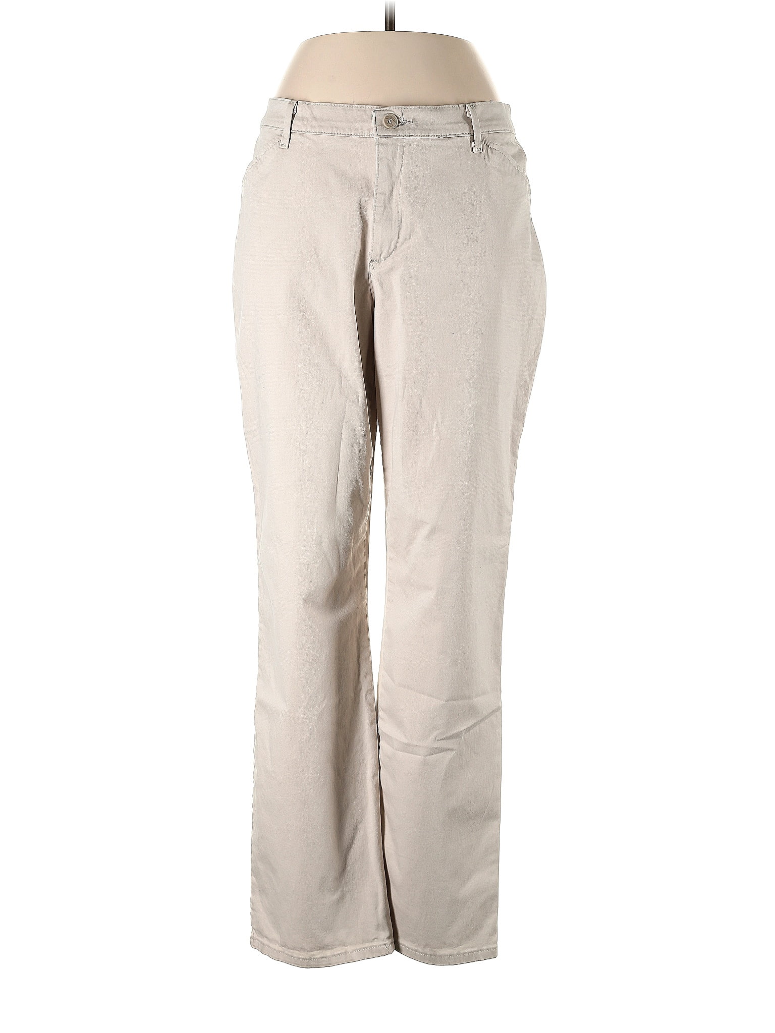 Lee Solid Tan Khakis Size 12 73 Off ThredUp