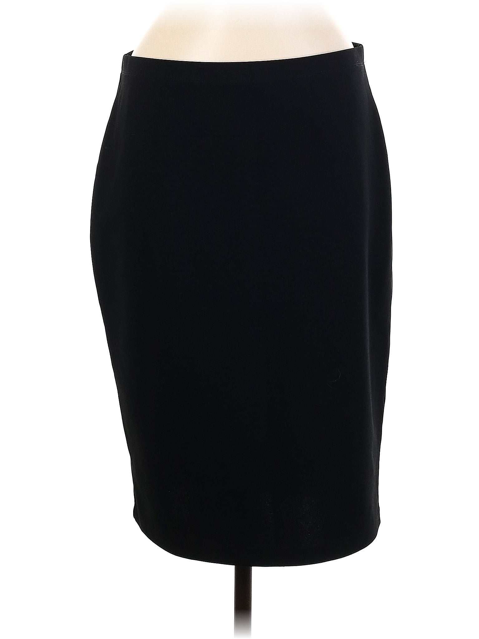 Vince Camuto Solid Black Casual Skirt Size M Off Thredup