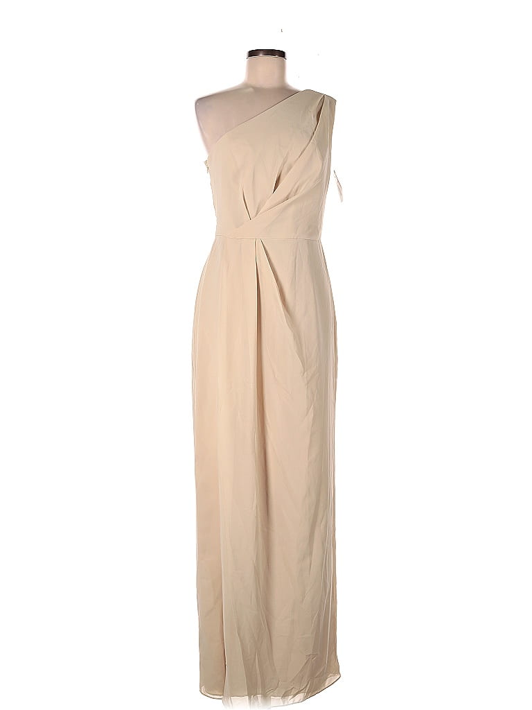 Social Polyester Tan Cocktail Dress Size Off Thredup