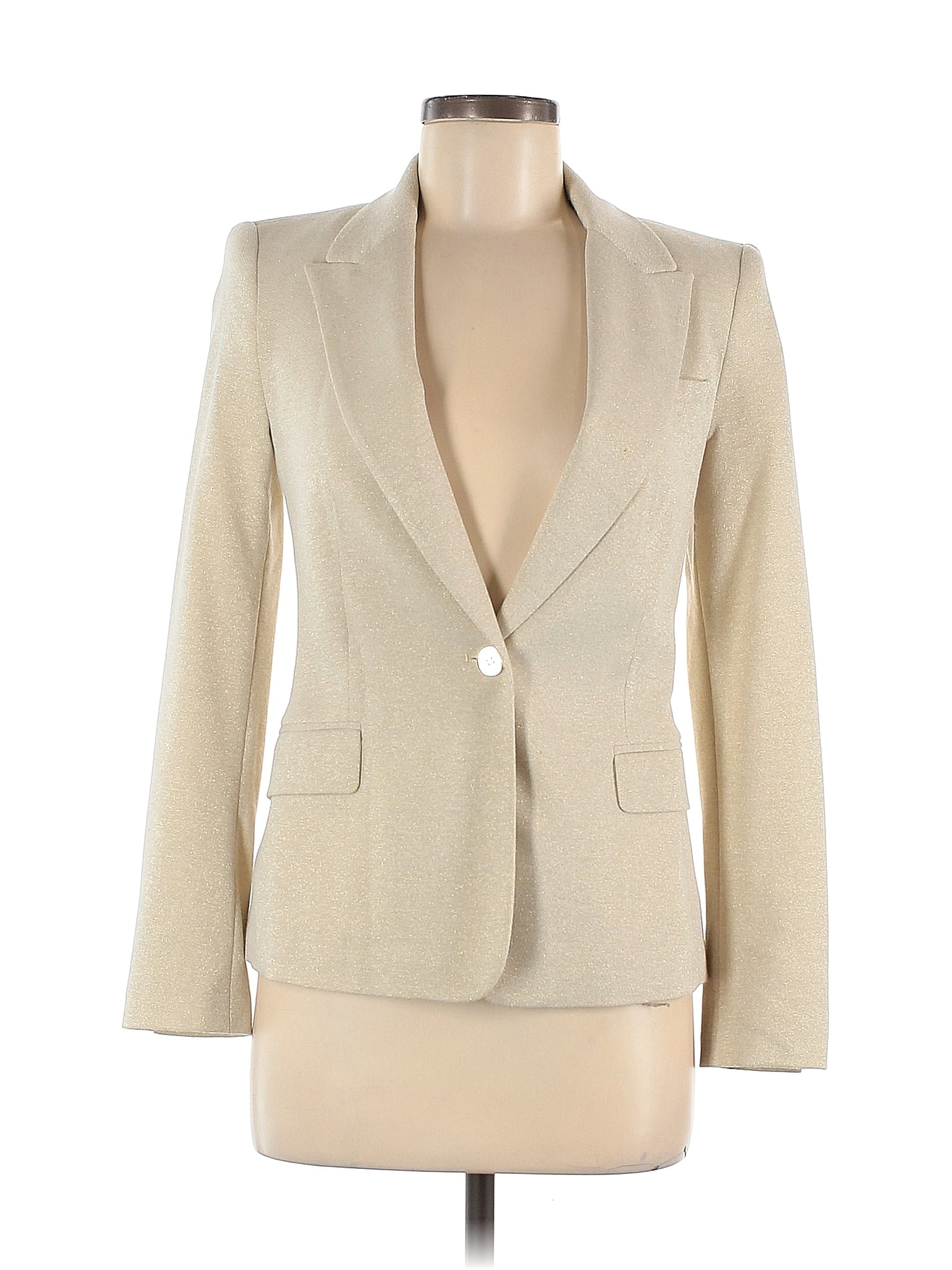 Zara Basic Ivory Blazer Size S Off Thredup